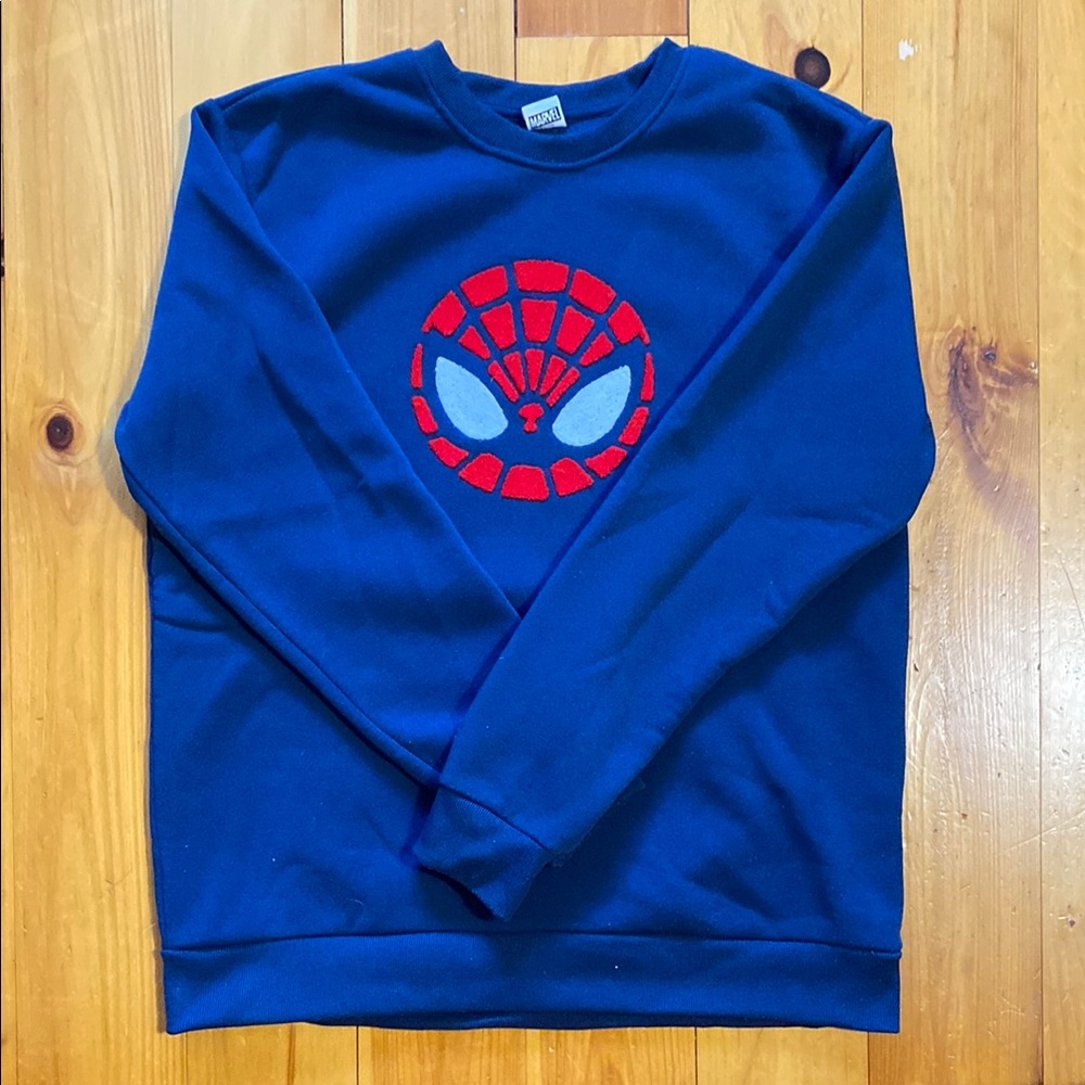 Spiderman Marvel Sweater with Red Graphic